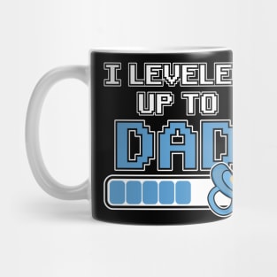 Leveled up to Dad Daddy Father Gift Birth Pregnant Mug